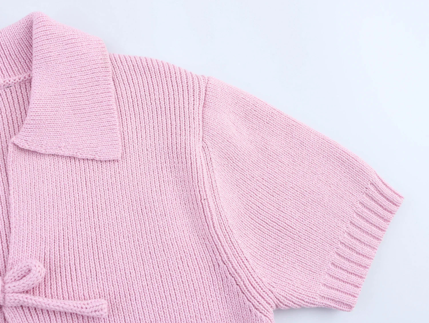 Blusa Tricô Manga Curta Modern Elodie