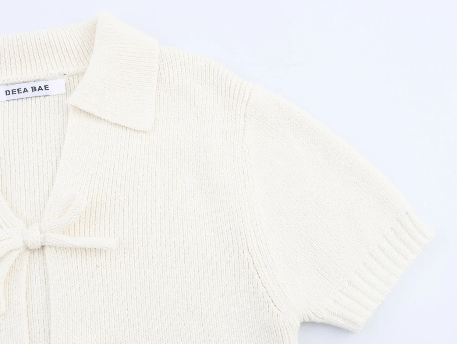 Blusa Tricô Manga Curta Modern Elodie